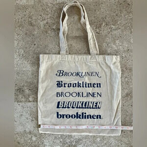 Clean Brooklinen Reusable Canvas Shopping Tote Bag